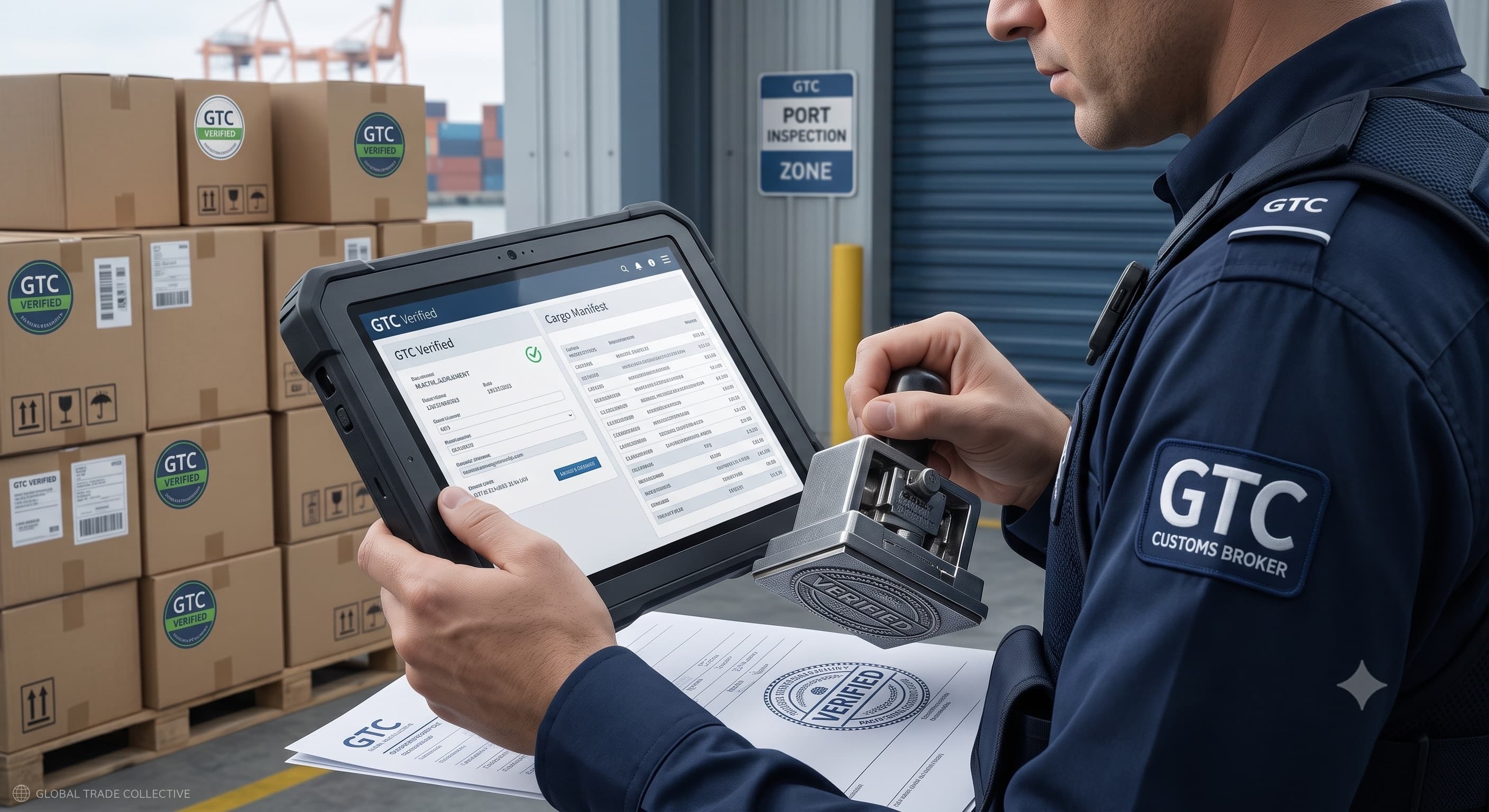 Warehouse inspection and verified cargo documentation